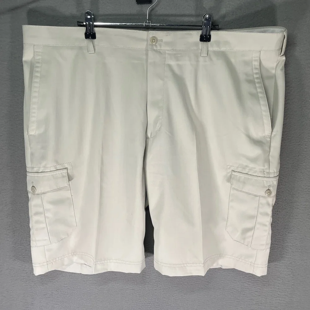 Mens Cargo Shorts Lot Size‎ 42 Island Republic Khaki Utility Hiking 2 Pair